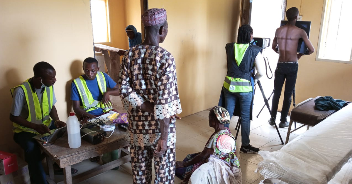 Fujifilm TB screening in rural Nigerian