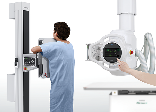 [photo] Compatible and Optimal X-ray Solution feature of the FDR Smart X X-ray system