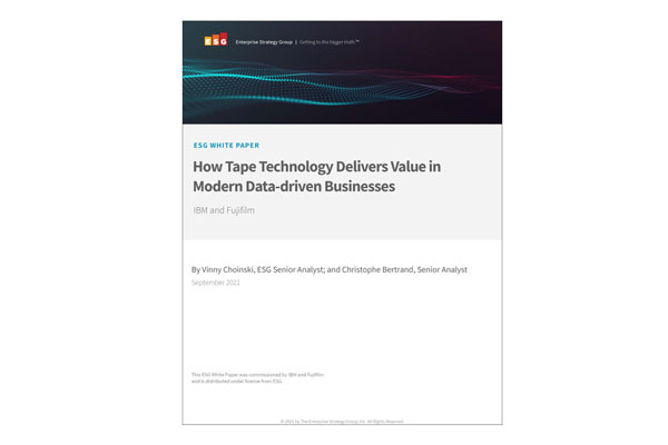 ESG-Whitepaper:How Tape Technology Delivers Value in Modern Data-driven Businesses