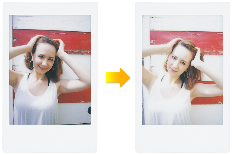 Duas fotos mostrando o modo High-Key para objetos claros