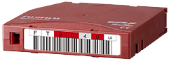 Código de barras do cartucho de dados LTO Ultrium 8