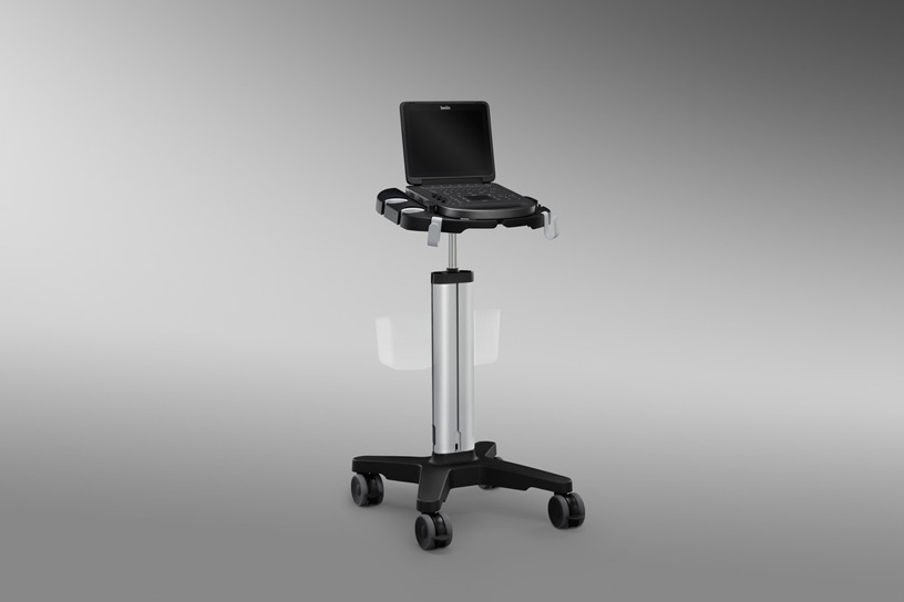 [photo] SonoSite Edge II wheeled stand with SonoSite Edge II attached