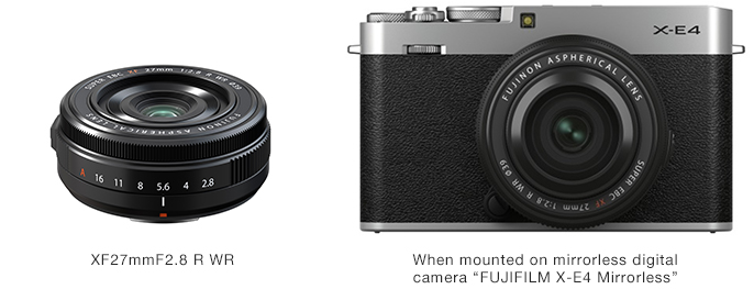 FUJINON Lens XF27mmF2.8 R WR