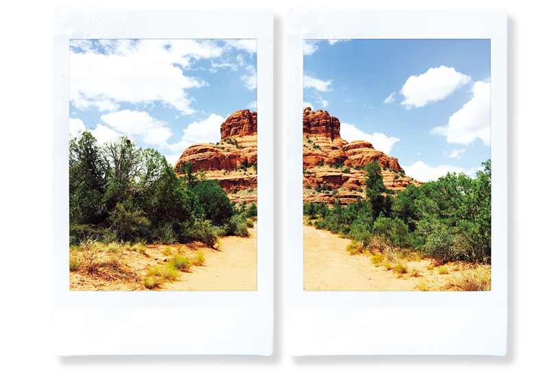 One image split into two
