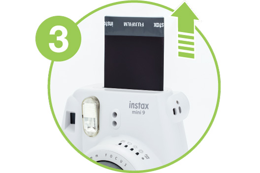 Image agrandie montrant une prise de vue instantanée - Étape 3