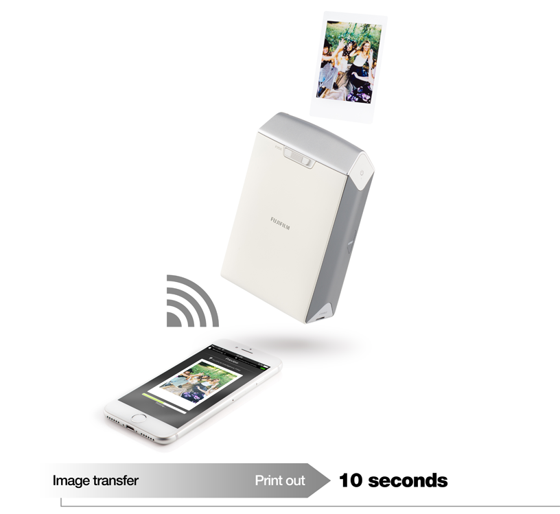 Imprimante SP-2 argent avec téléphone et photos