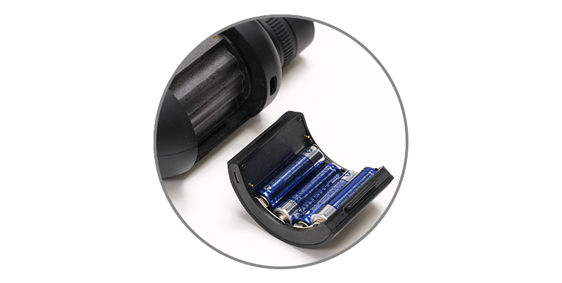 [photo] Compatible con baterías recargables de níquel-hidruro metálico