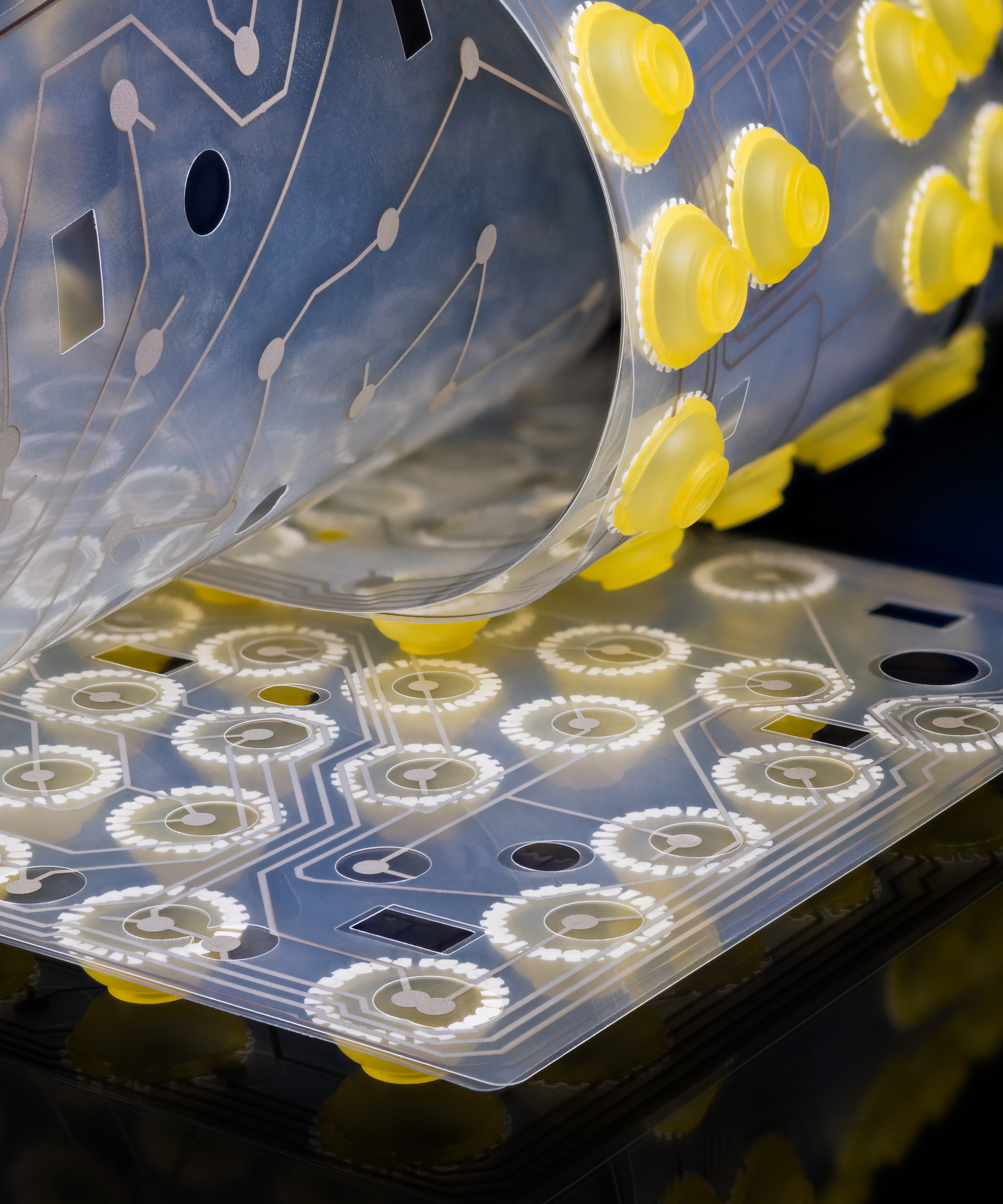 An example of material deposition