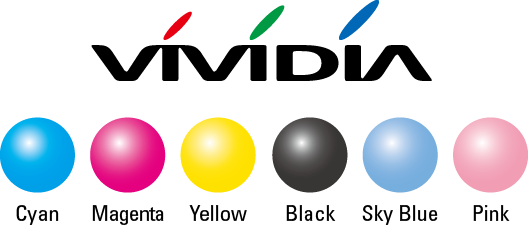 VIVIDIA Cyan / Magenta /Yellow / Black / Sky Blue / Pink