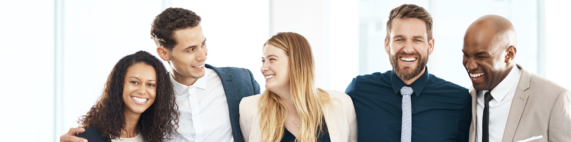 group of co-workers celebrating