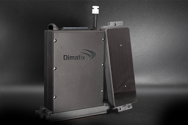 FUJIFILM Dimatix PhaseMaster printhead on black background