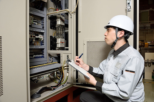 設備点検の様子