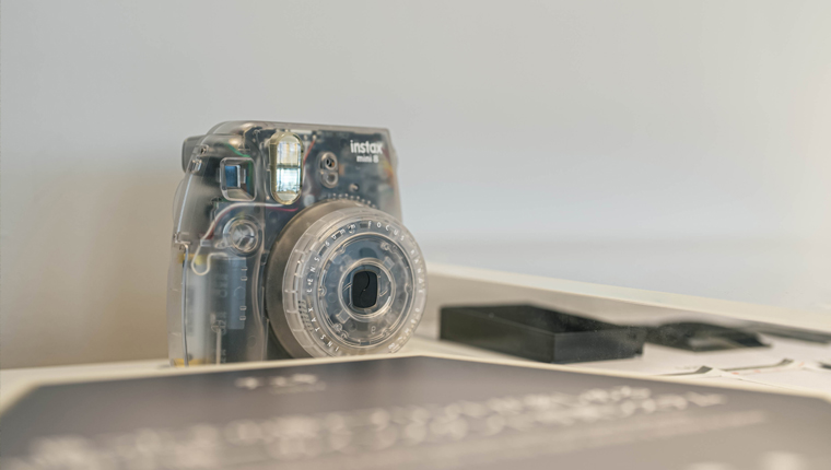 スケルトンタイプのチェキ本体