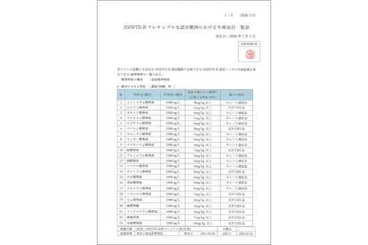 [写真]認証標準物質