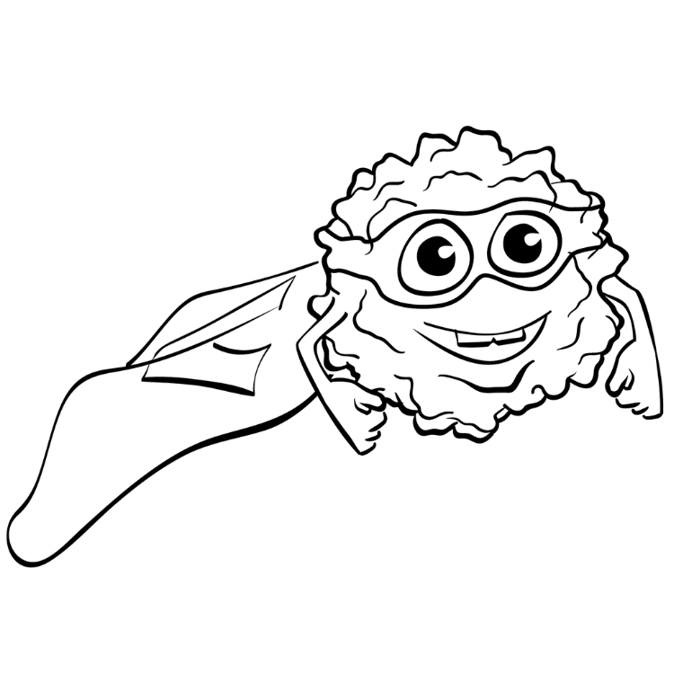 image of Victor Virus, a stylised comic of a virous