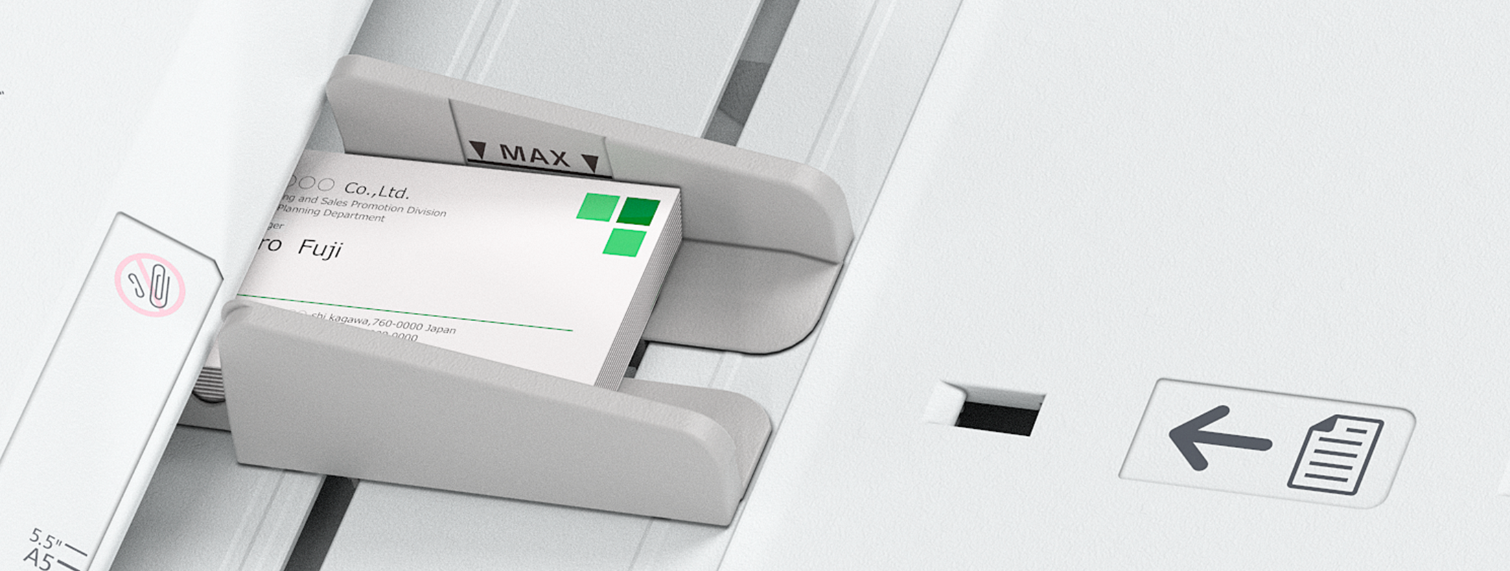 Numérisation de cartes de visite