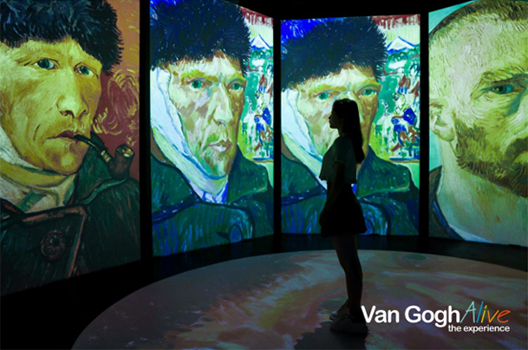 Explanation image 3 for the Beijing Digital Art Exhibition ‘Van Gogh Alive’.