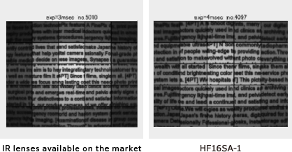 [image] Comparison of text with Single-wavelength 850-nm IR light source used