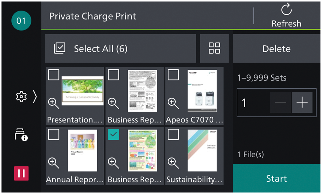 User-friendly color touch panel