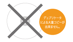デュプリケータによる大量コピーが出来ません。