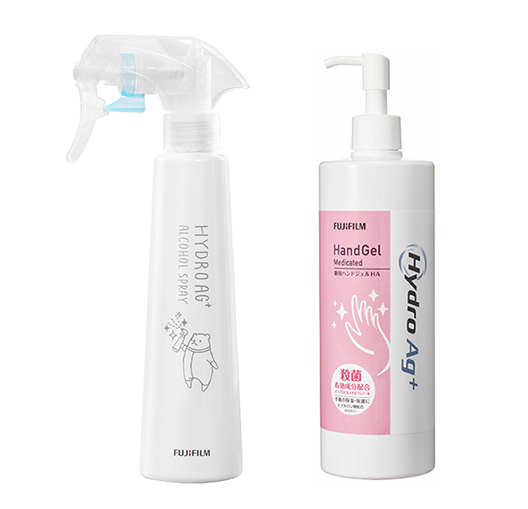アルコールスプレー/薬用ハンドジェル 「Hydro Ag+ スプレー(アルコール60%)/薬用ハンドジェル HA」