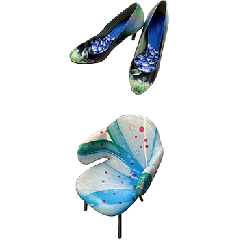 合皮製品への印刷例