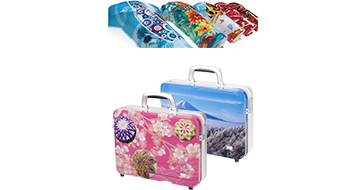 真空成形印刷サンプルの例