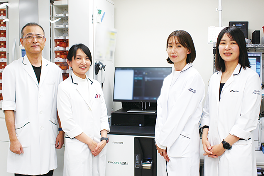 愛宕病院 薬剤部とPROOFIT 1D Ⅱの写真