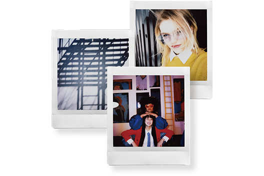 Examples of photos prented in square format