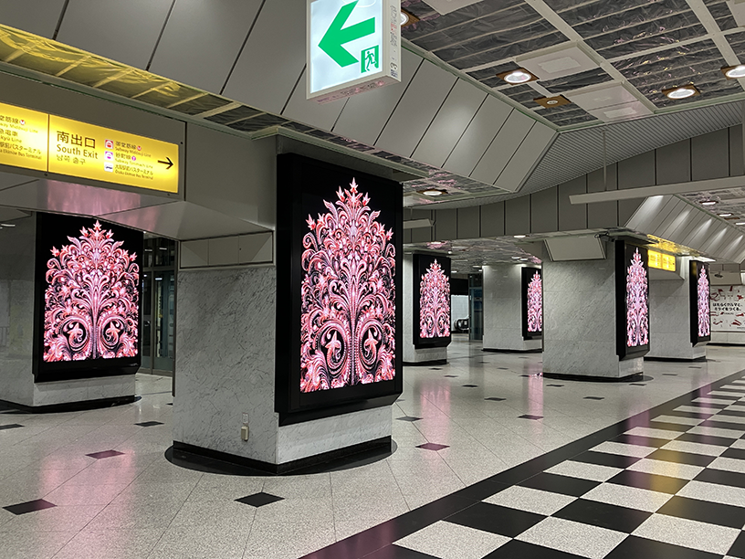 JR大阪駅プレミアム6 LEDビジョン事例写真