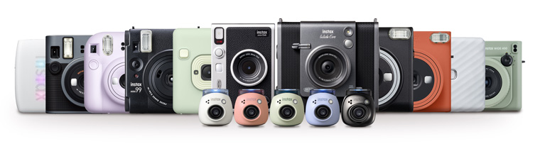 instax™“チェキ”製品ラインアップ