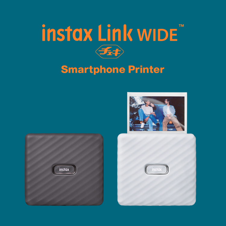 富士フイルム - 値下げ！instax Link WIDE 富士フイルム、チェキの2倍サイズを採用したスマホ用プリンター