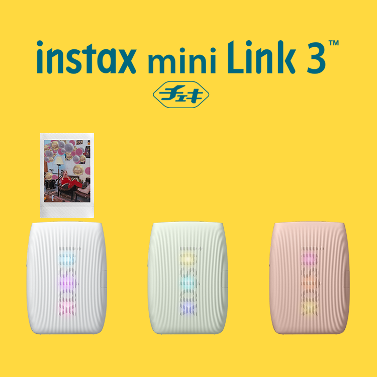 富士フイルム -  富士フイルム instax mini Link フイルム3個おまけ 富士フイルム、「instax AiR Studio」を搭載したスマホ