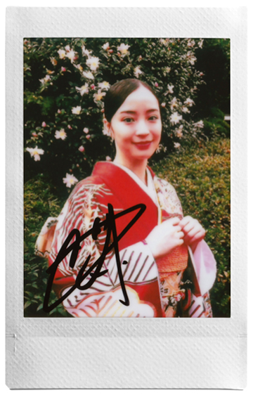 広瀬すずさんのチェキプリント