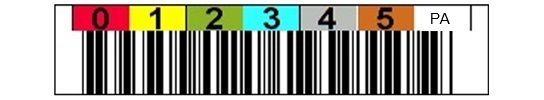 LTO10（40TB） バーコードラベル 横向き