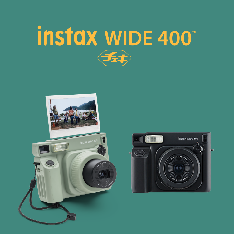 FUJIFILM instax WIDE 400 本体 フィルム10枚 Fujifilm Câmera instantânea INSTAX Wide 400 verde + pacote de