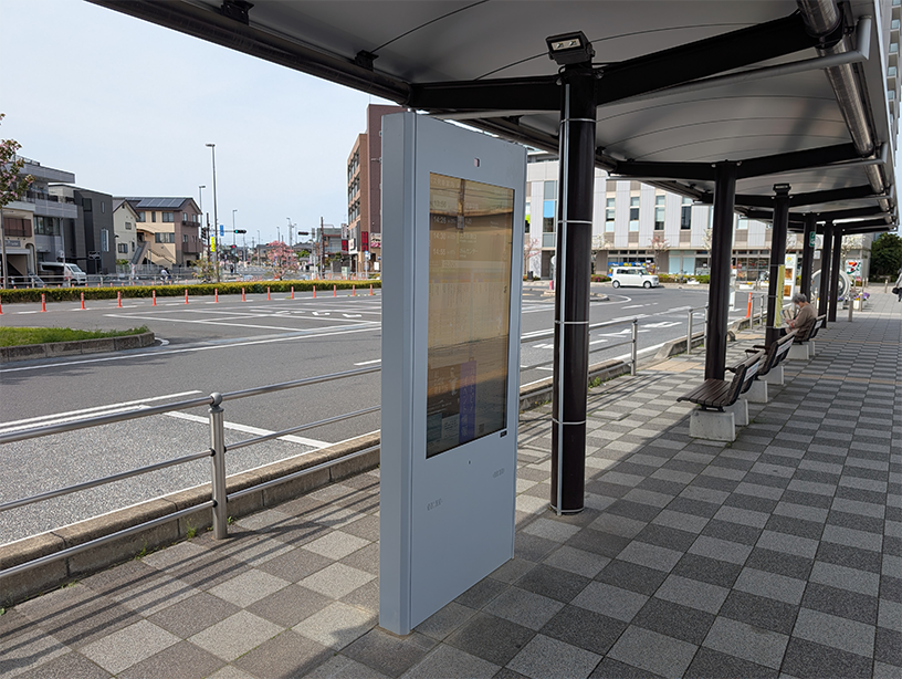JR蓮田駅 西口 MORA設置写真