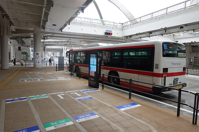 豊田市駅前 MORA・フロアサイン設置写真