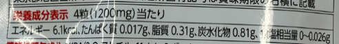 パッケージ裏面の表記 正規品