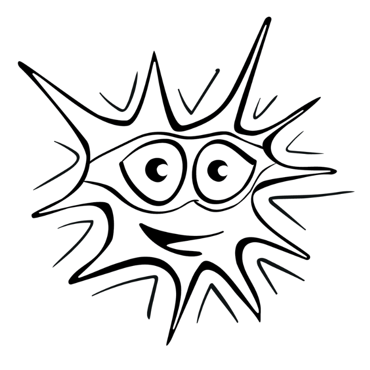 Comic figure representing Phoebe Photon