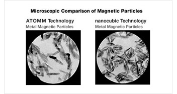 Comparación Microscópica de las Partículas Magnéticas