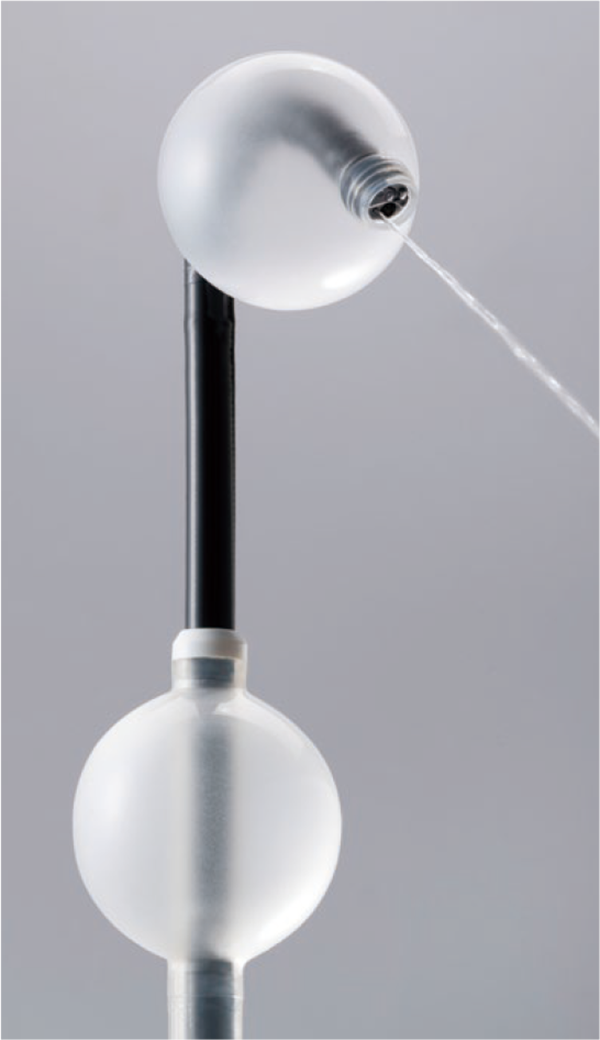 The image of water jet function