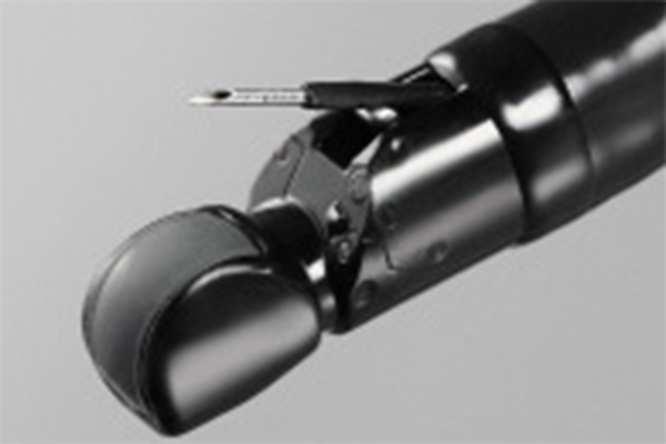 [photo] Distal end of EG-580UT endoscope with functional parts