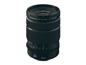 Interchangeable lens for the GFX Series of mirrorless digital cameras “FUJINON GF20-35mmF4 R WR”