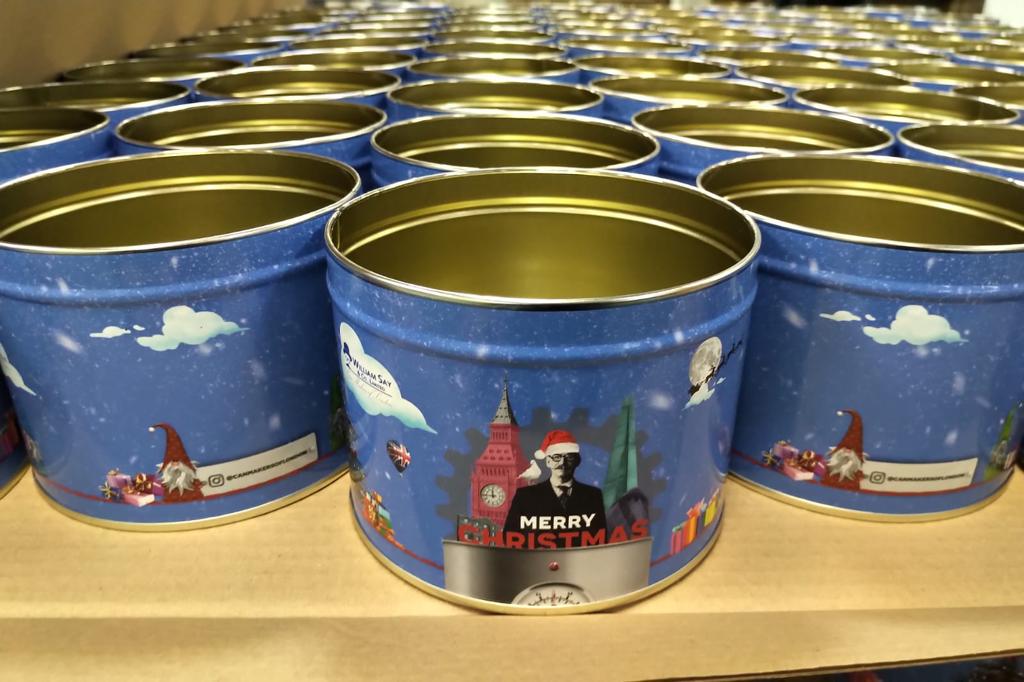 Printed tins by William Say & Co.