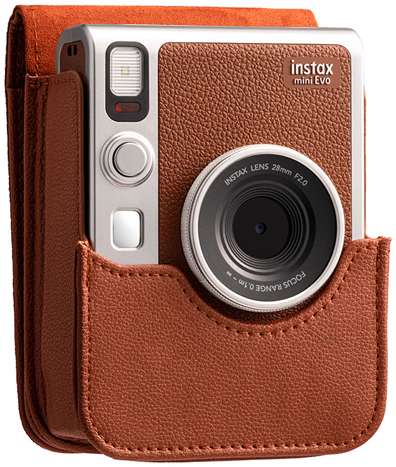 Camera case Brown for the “INSTAX mini Evo”