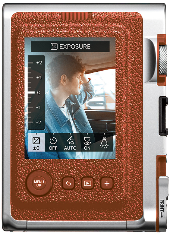 “INSTAX mini Evo” Brown with USB Type-C