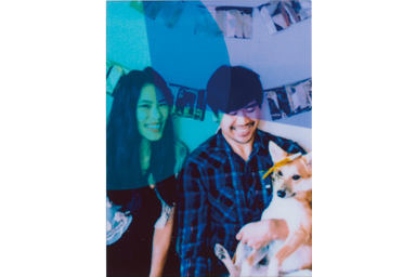 [photo] Color Filter 2 added to a couple and a dog during a celebration