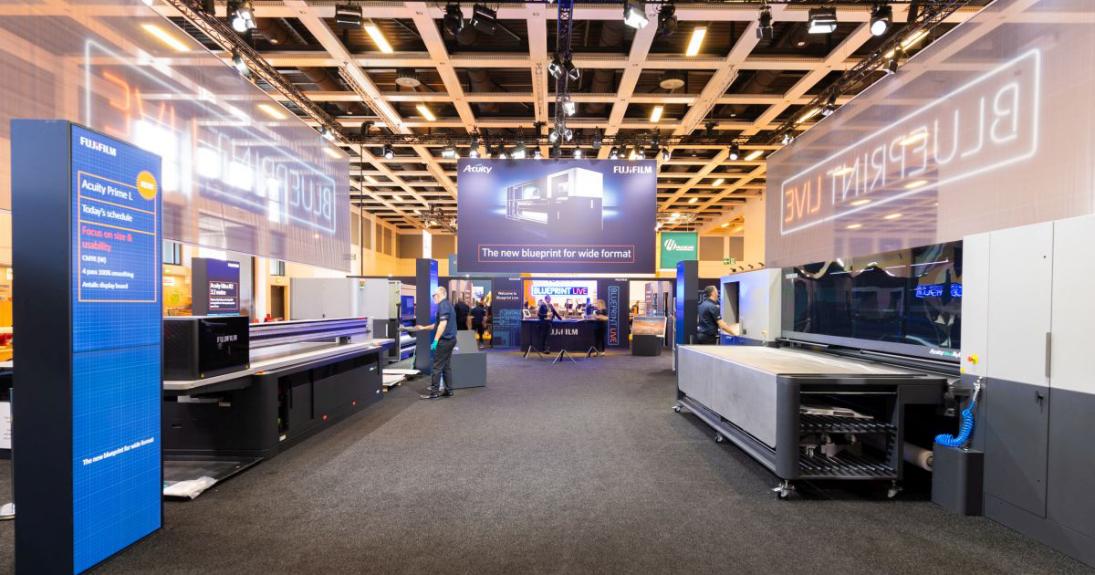 Fujifiln stand at FESPA