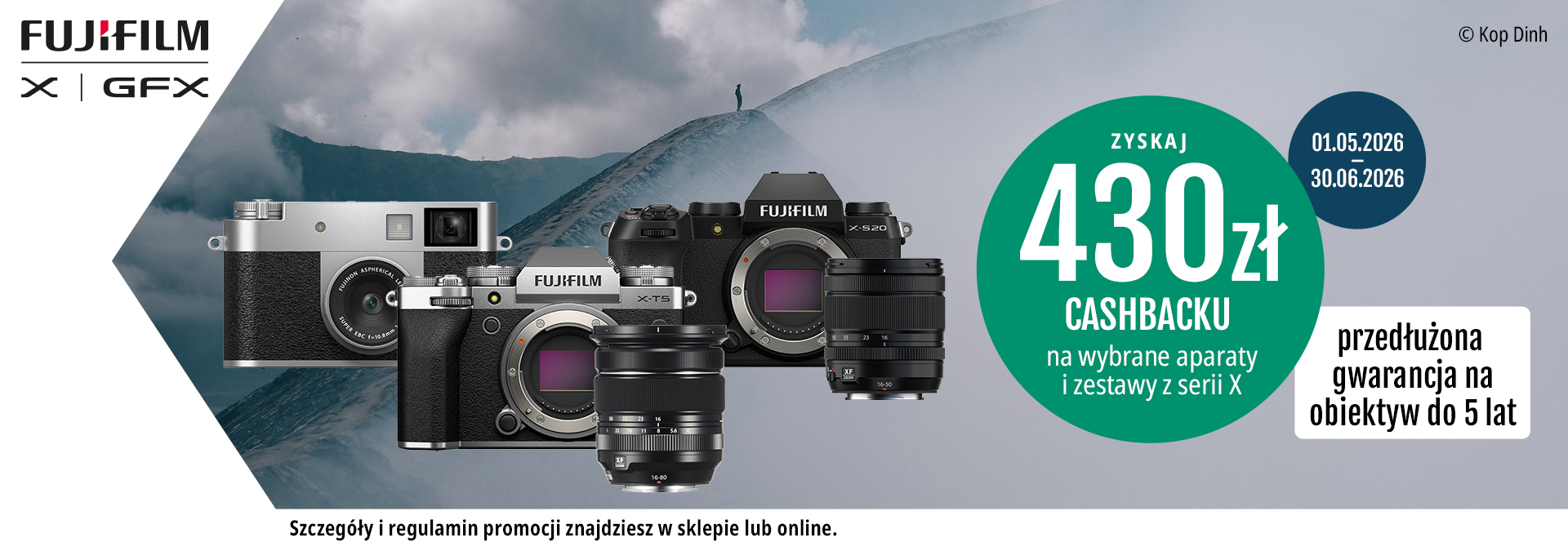 PROMOCJA FUJIFILM „SERIA X MAJ – CZERWIEC 2026